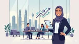 Grafik menunjukkan tangga kerjaya dan skala gaji di Malaysia